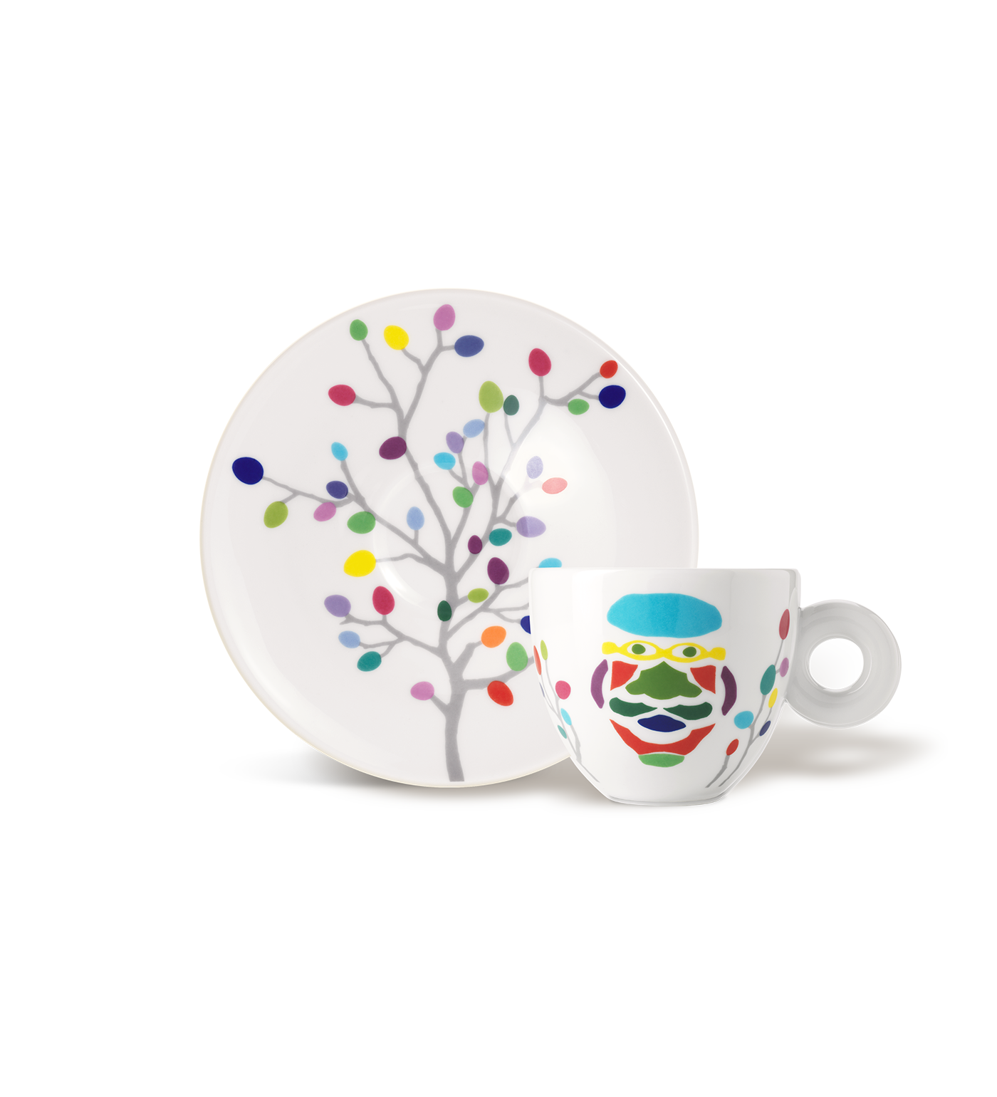 Set of 6 Cappuccino Cups - Pascale Marthine Tayou Illy Art Collection