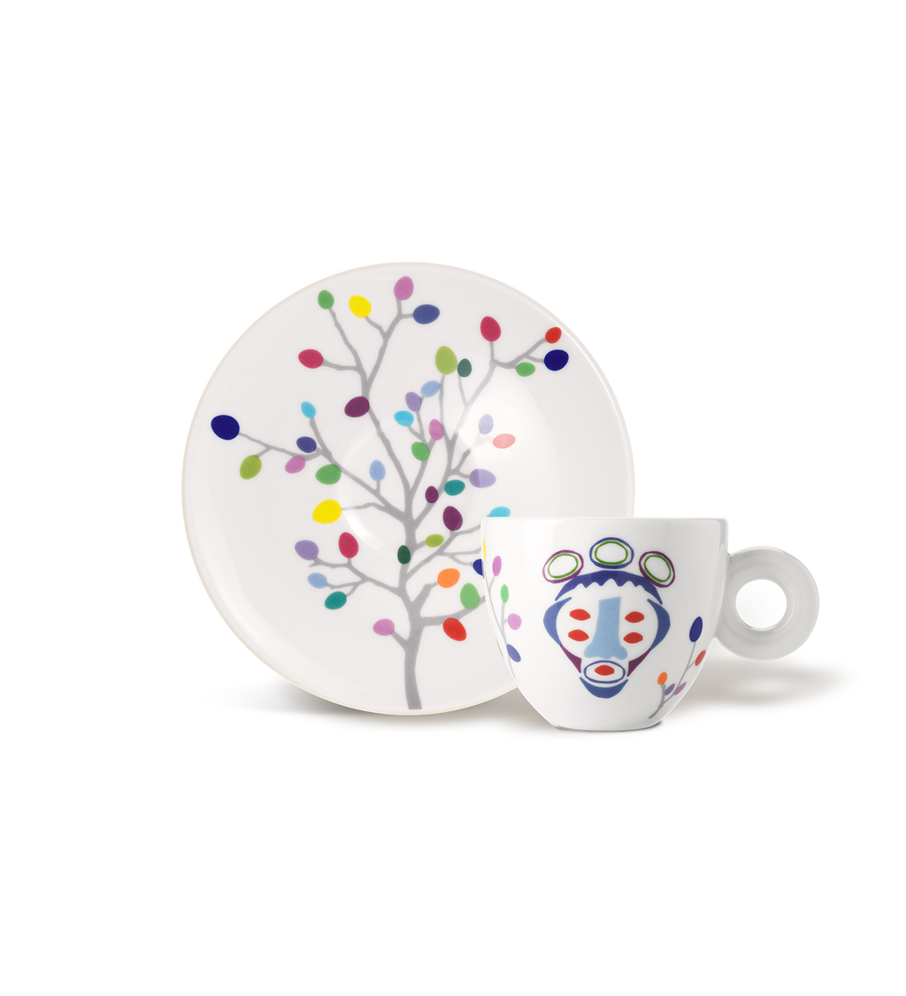 Set of 6 Cappuccino Cups - Pascale Marthine Tayou Illy Art Collection