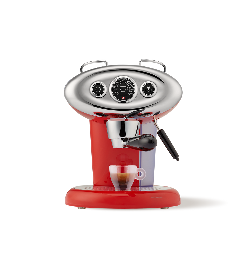 X7.1 IperEspresso Machine - Red - Espresso Machine + Milk Frother