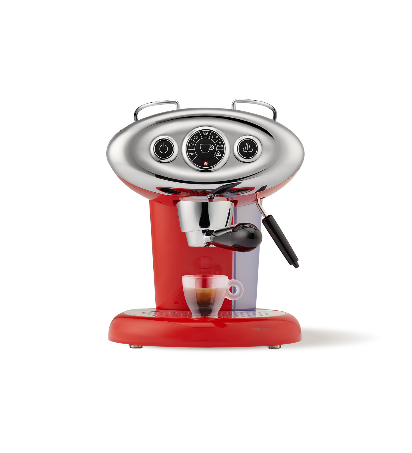 X7.1 IperEspresso Machine - Red - Espresso Machine + Milk Frother