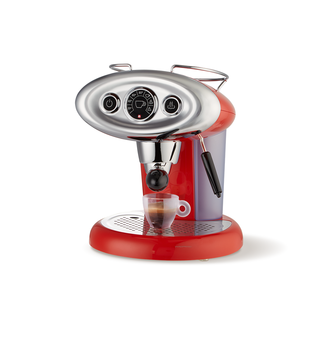 X7.1 IperEspresso Machine - Red - Espresso Machine + Milk Frother