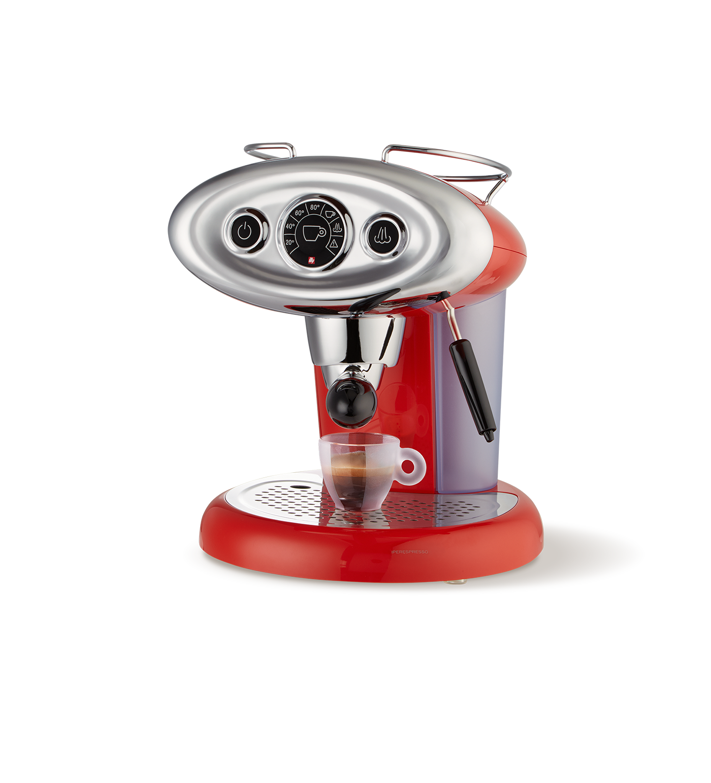 X7.1 IperEspresso Machine - Red - Espresso Machine + Milk Frother