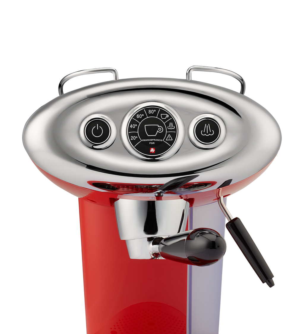 X7.1 IperEspresso Machine - Red - Espresso Machine + Milk Frother