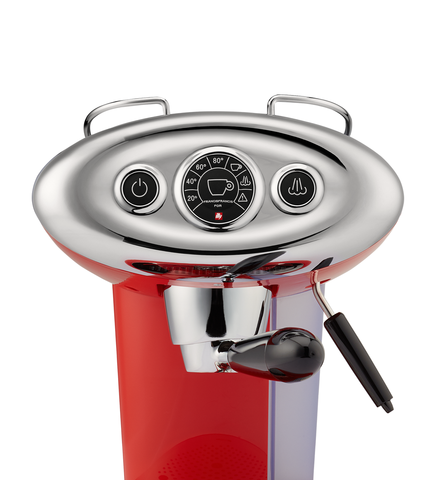 X7.1 IperEspresso Machine - Red - Espresso Machine + Milk Frother