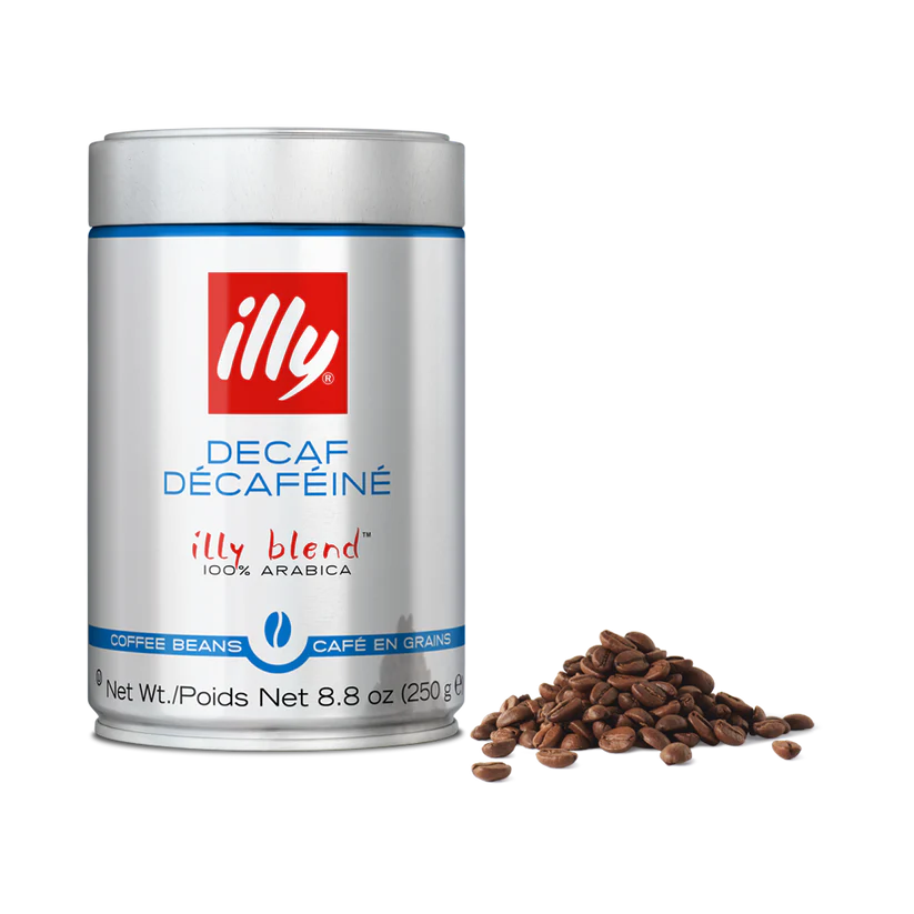 illy Decaffeinated Whole Beans - Medium Roast (250g)